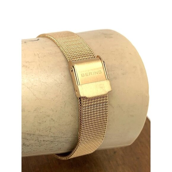 Bering Women's Watch 13434-366 Quartz Rose Gold Mesh Stainless Steel 34mm - Picture 10 of 14